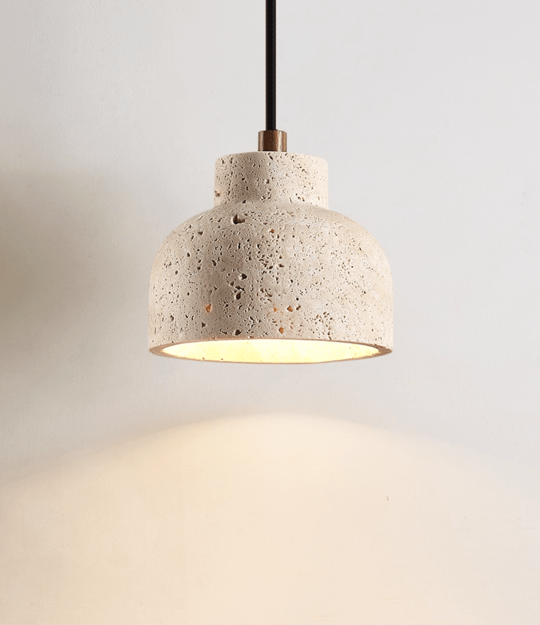 Travertine Bell Pendant Lamp - Vakkerlight