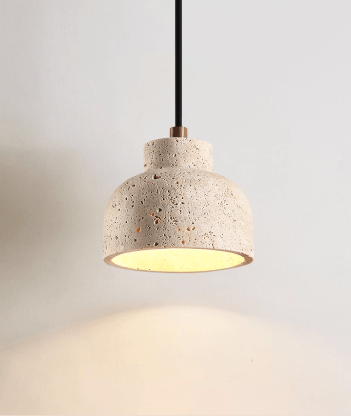Travertine Bell Pendant Lamp - Vakkerlight