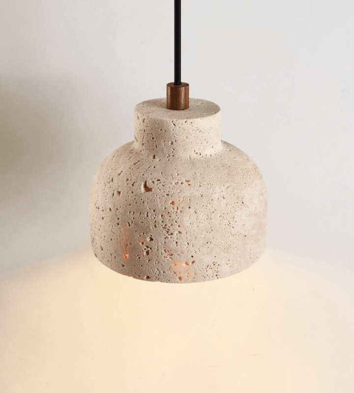 Travertine Bell Pendant Lamp - Vakkerlight