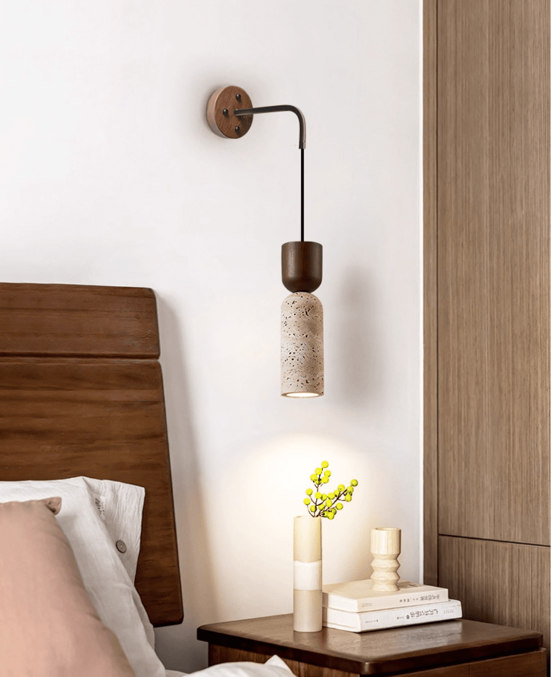 Travertine Fusion Wall Sconce - Vakkerlight