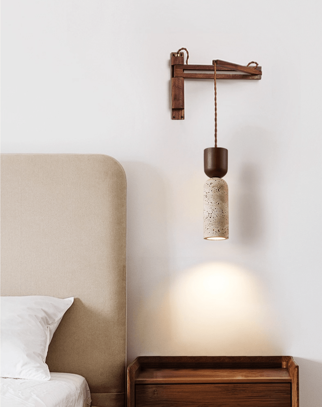 Travertine Fusion Wall Sconce - Vakkerlight