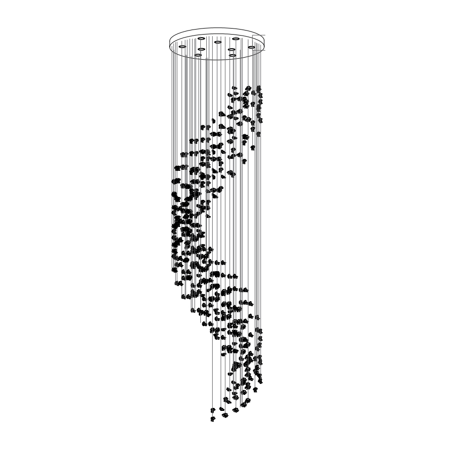 Raw Crystal Customize Chandelier - Vakkerlight