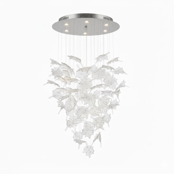 Multicolor Crystal Maple Leaf Chandelier - Vakkerlight