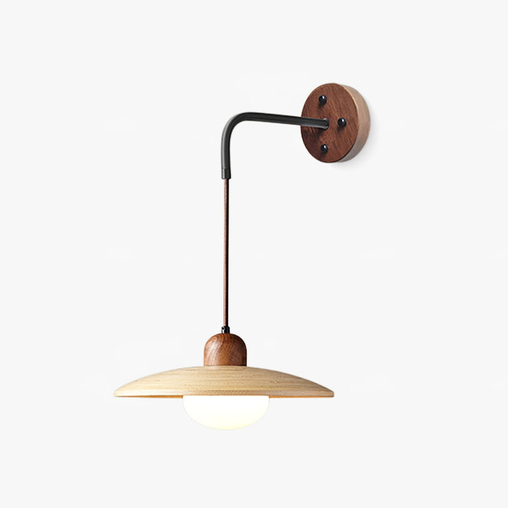 Wooden Saucer Wall Sconce - Vakkerlight