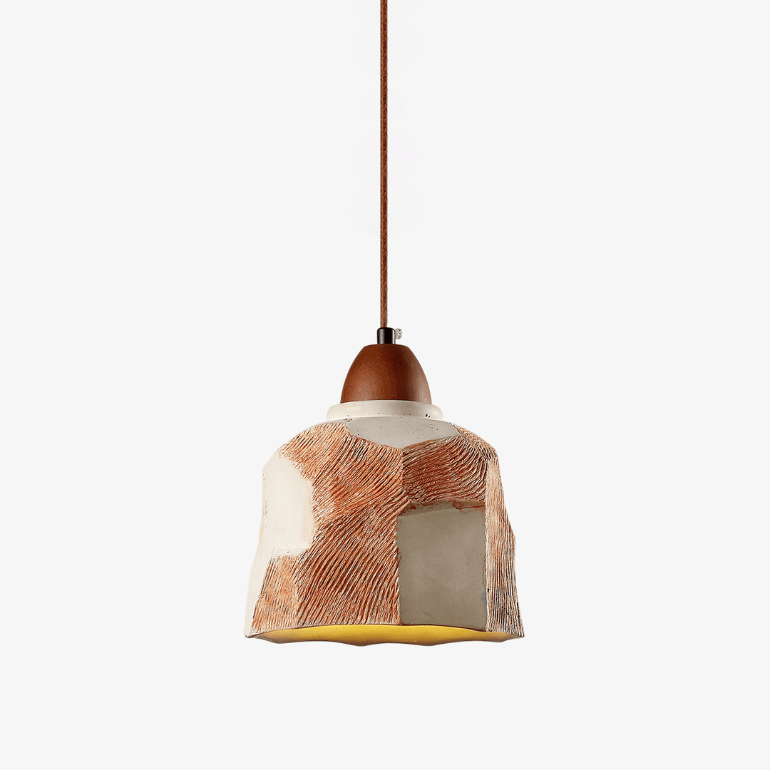 Microcement Textured Pendant Light - Vakkerlight