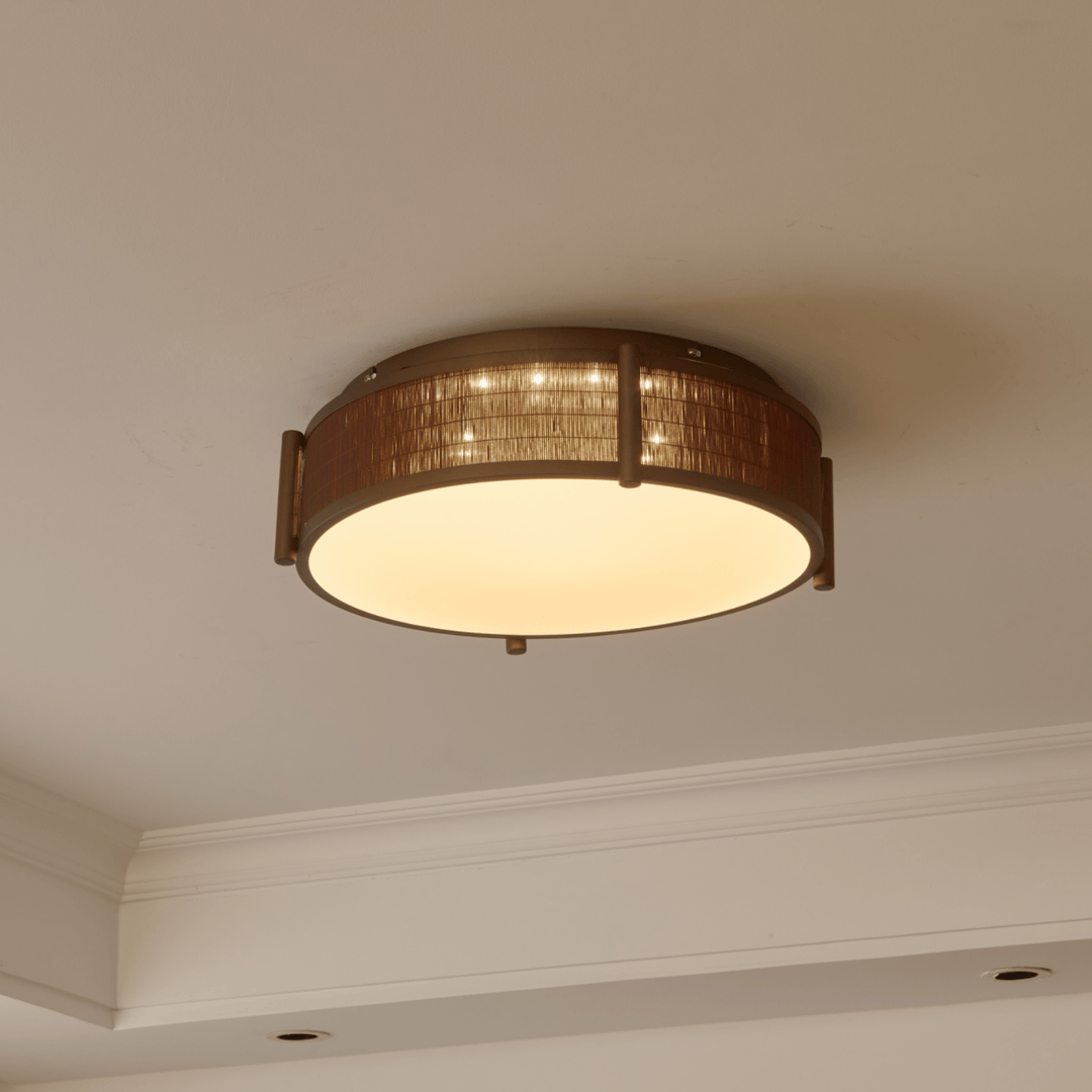 Bamboo Weave Ceiling Lamp - Vakkerlight
