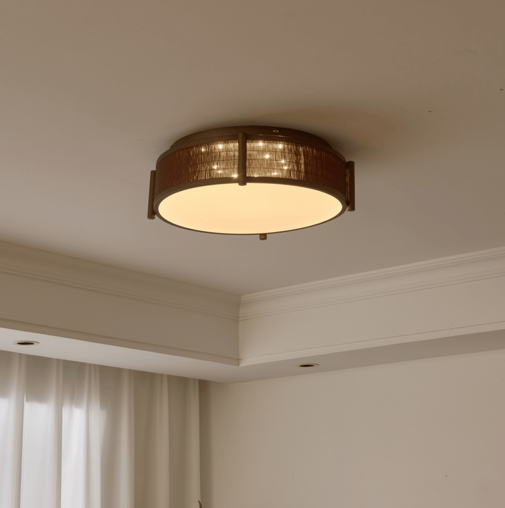 Bamboo Weave Ceiling Lamp - Vakkerlight