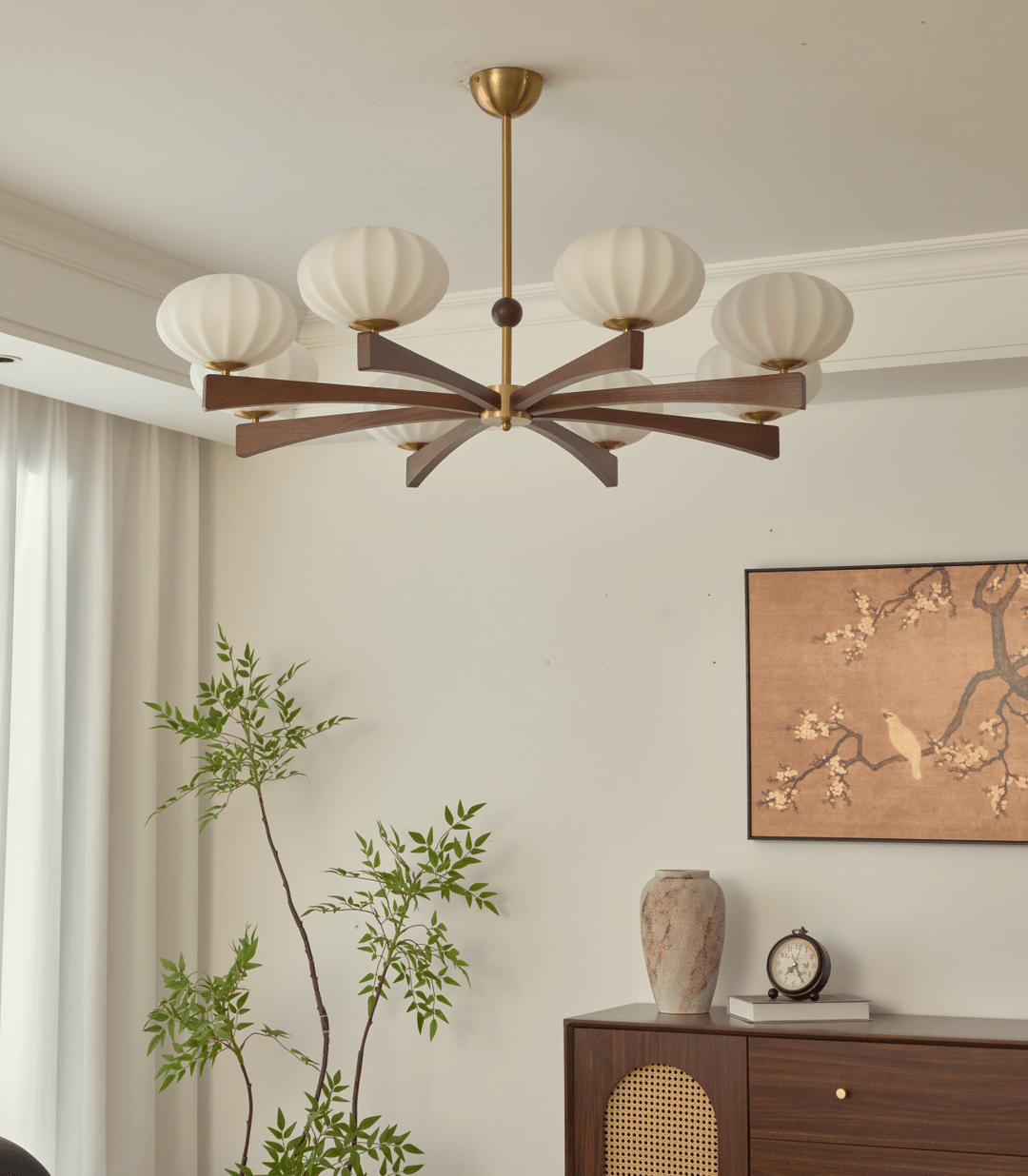 Elias Mid - Century Chandelier - Vakkerlight