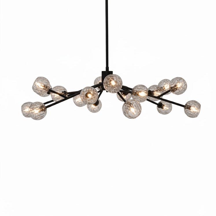 Crystal Ball Round Cluster Chandelier - Vakkerlight