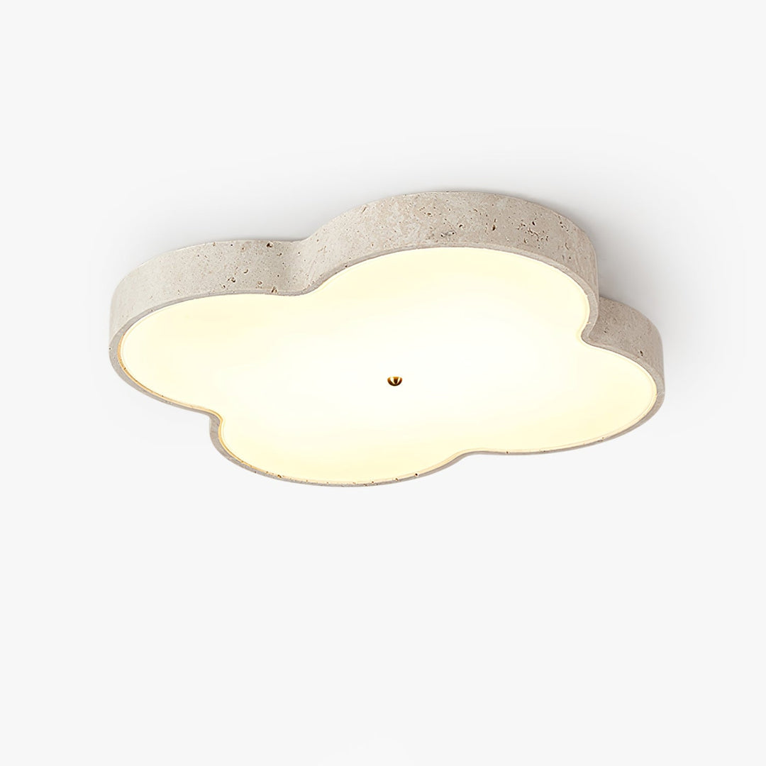 Aethel Cloud Travertine Ceiling Lamp - Vakkerlight