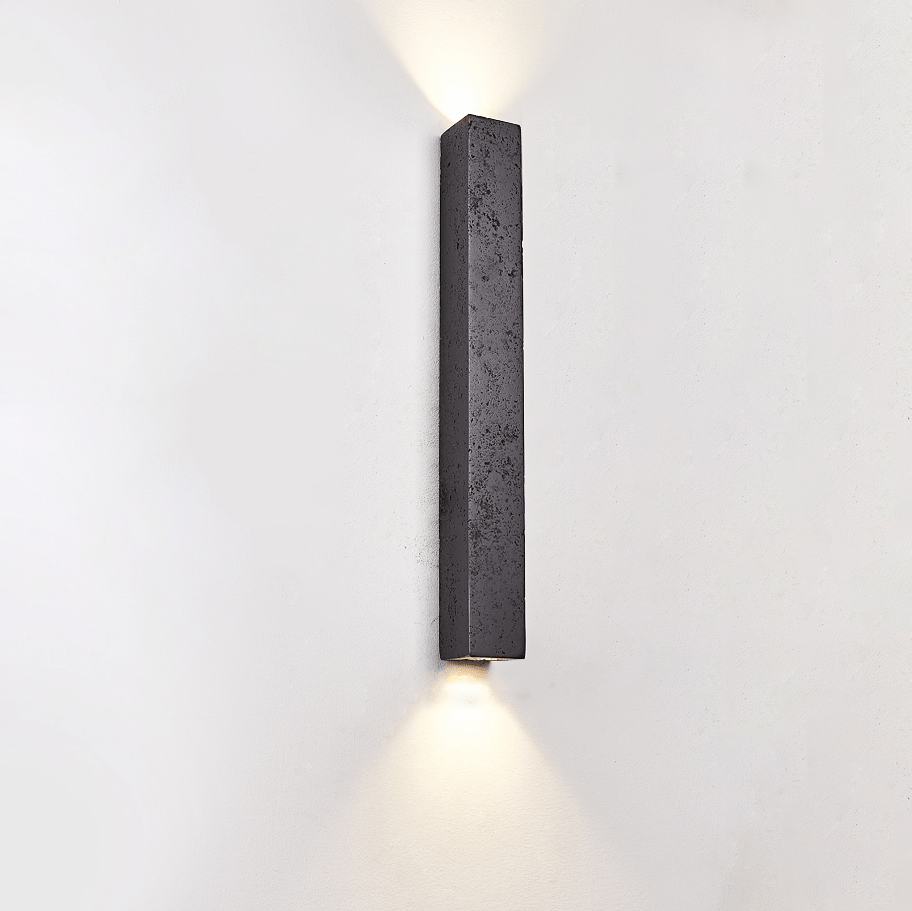 Minimalist Stone Finish Wall Lamp - Vakkerlight