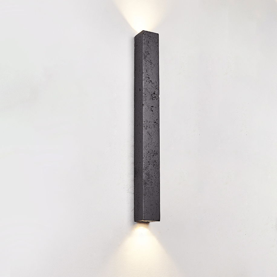 Minimalist Stone Finish Wall Lamp - Vakkerlight
