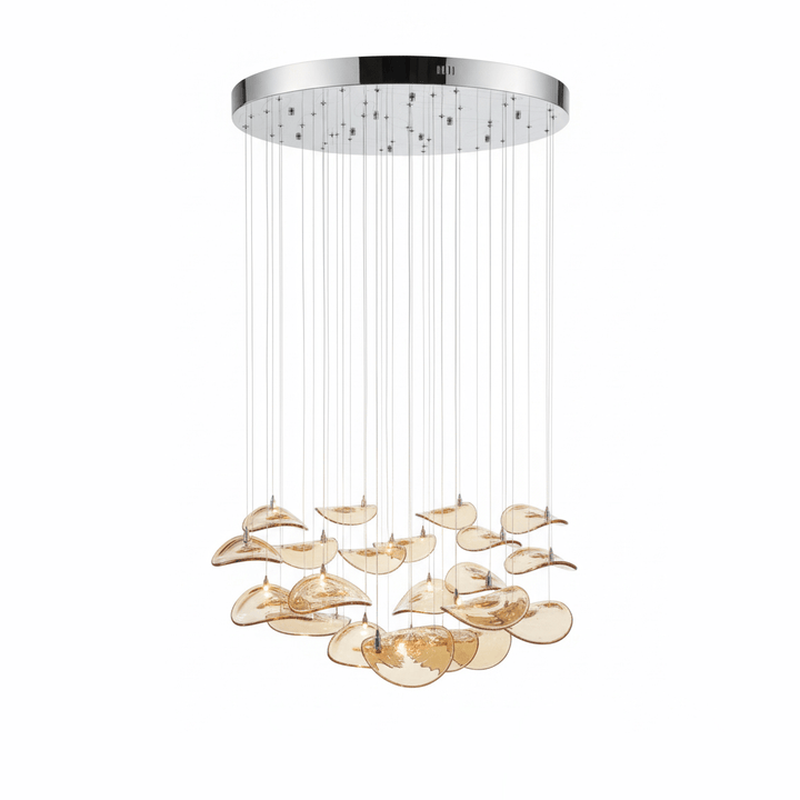 Wave Floating Leaf Chandelier - Vakkerlight