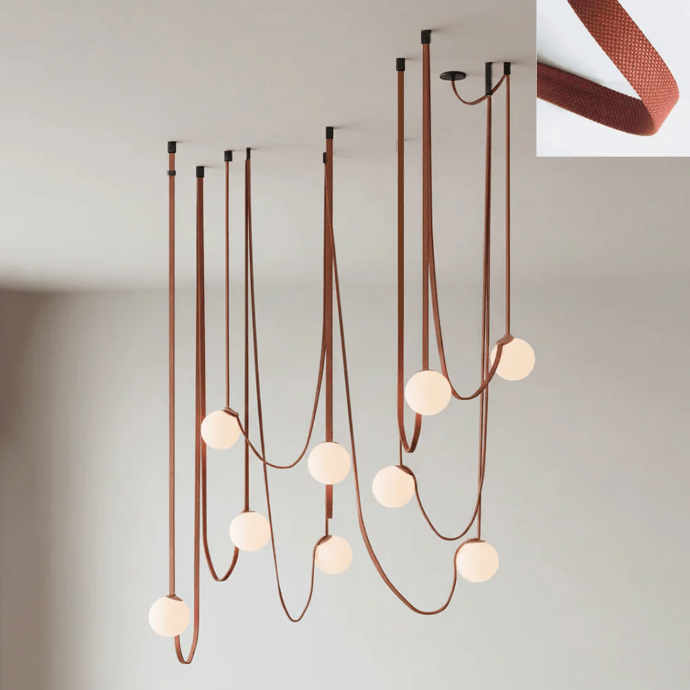 Multiple Belt Art Pendant Light - Vakkerlight