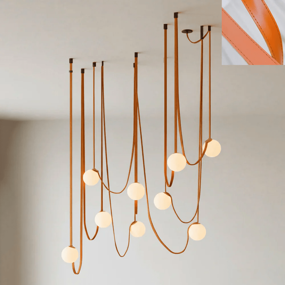 Multiple Belt Art Pendant Light - Vakkerlight