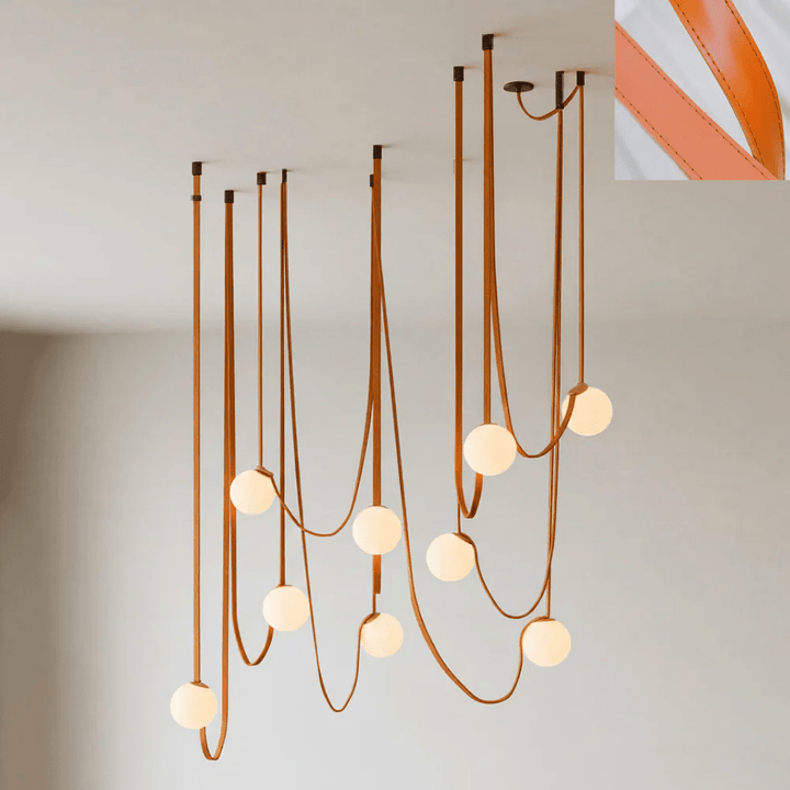 Multiple Belt Art Pendant Light - Vakkerlight
