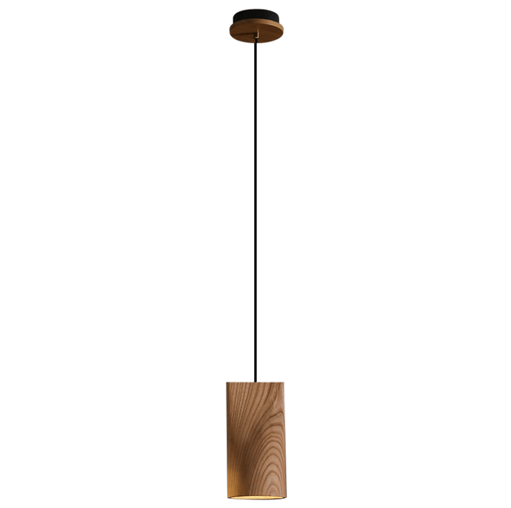 Nordic Tilted Wood Pendant Light - Vakkerlight