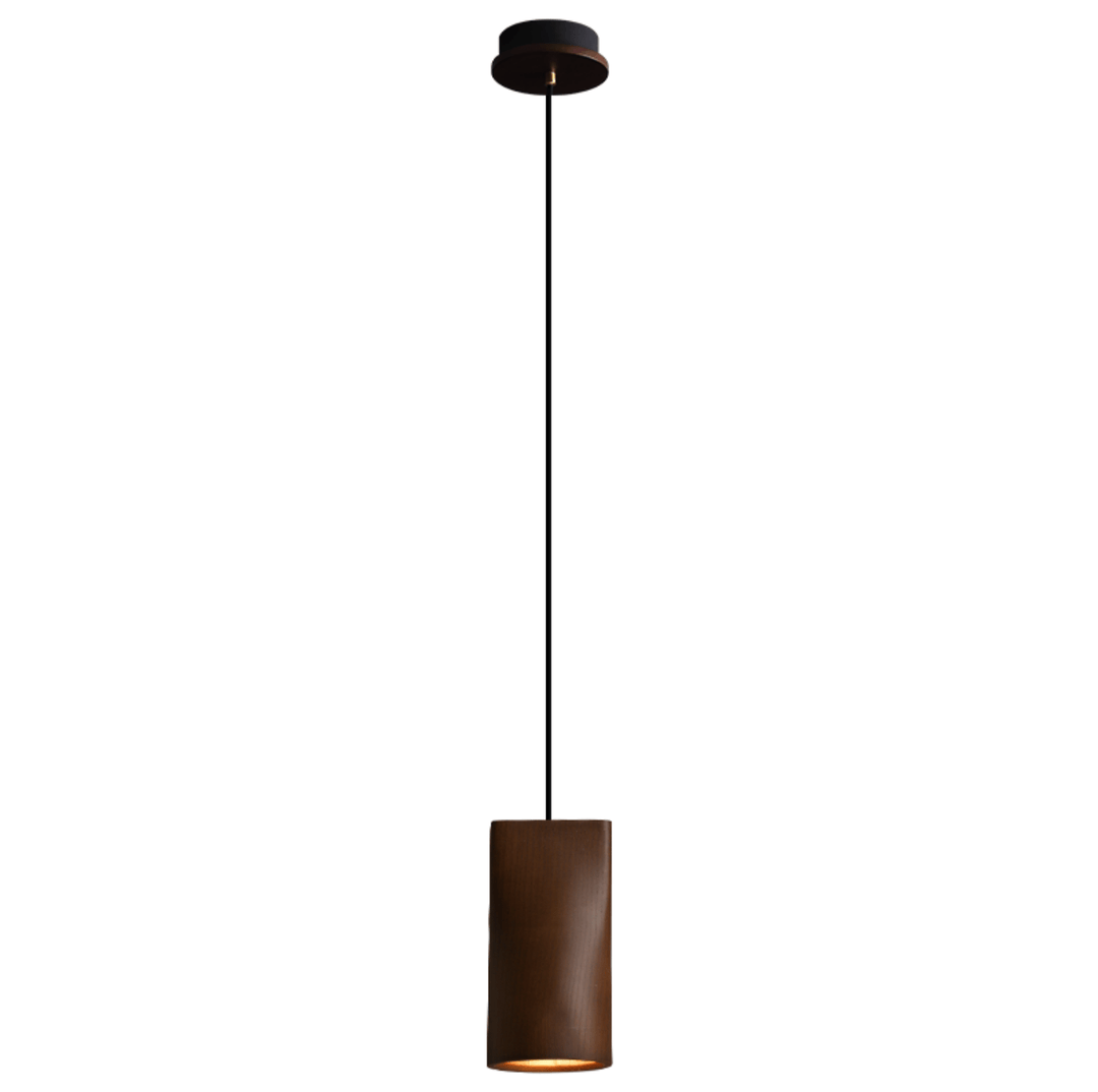 Nordic Tilted Wood Pendant Light - Vakkerlight