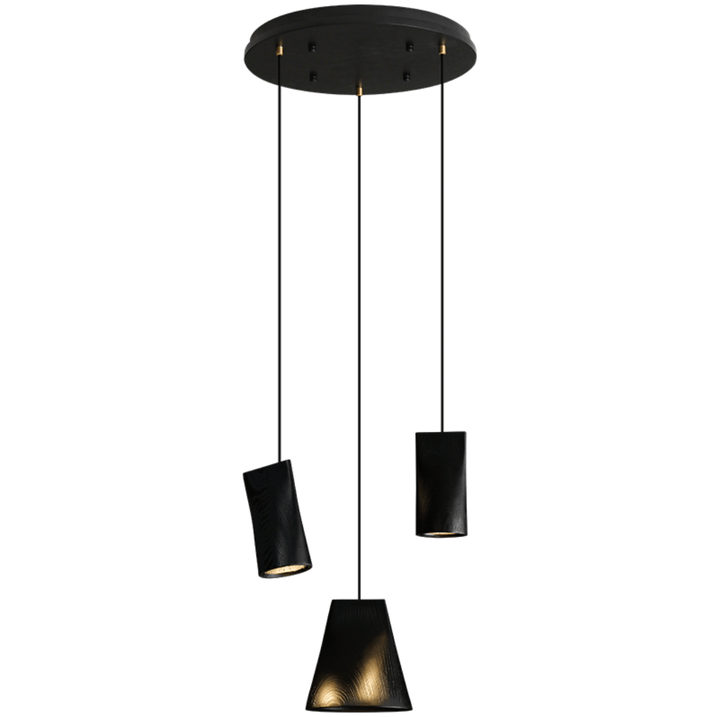 Nordic Tilted Wood Pendant Light - Vakkerlight