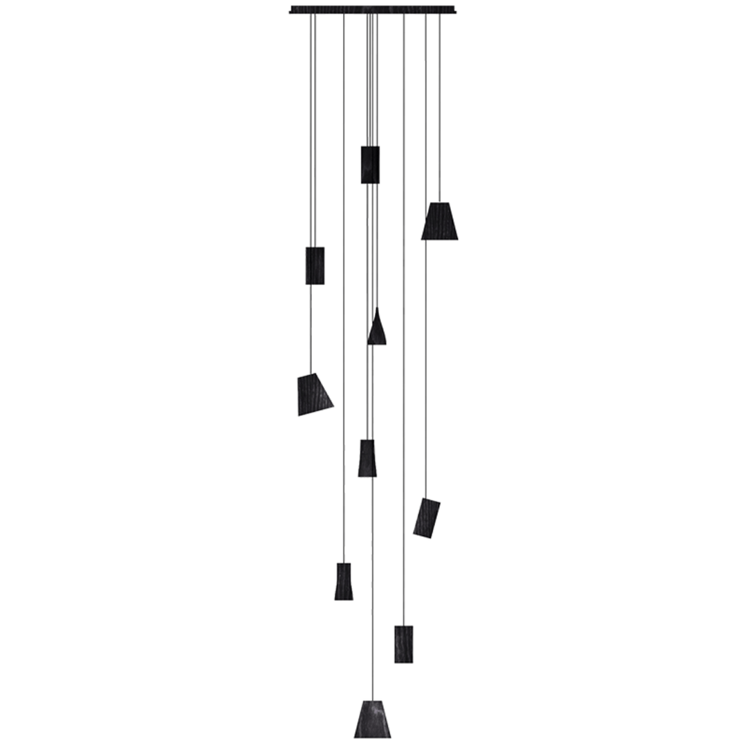 Nordic Tilted Wood Pendant Light - Vakkerlight