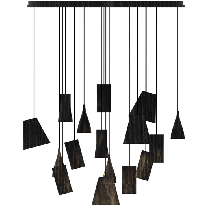 Nordic Tilted Wood Pendant Light - Vakkerlight