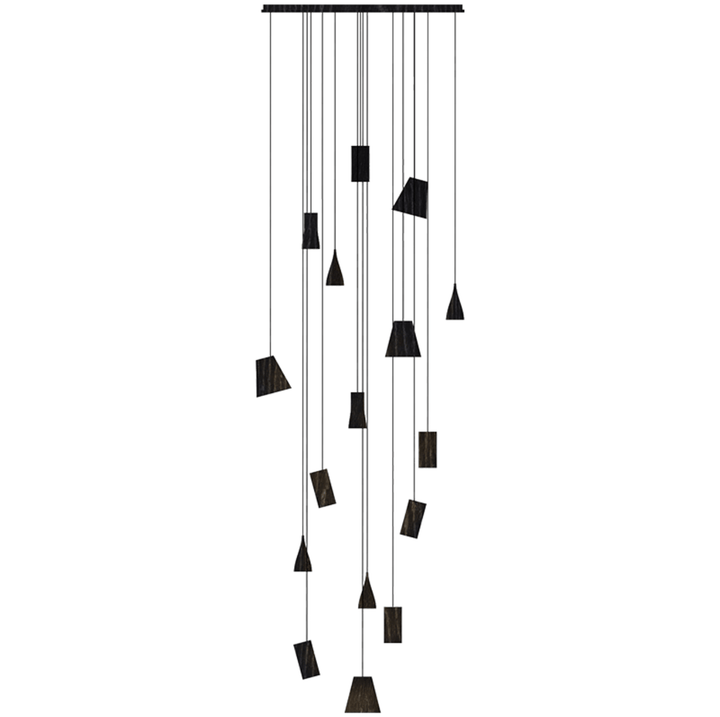 Nordic Tilted Wood Pendant Light - Vakkerlight