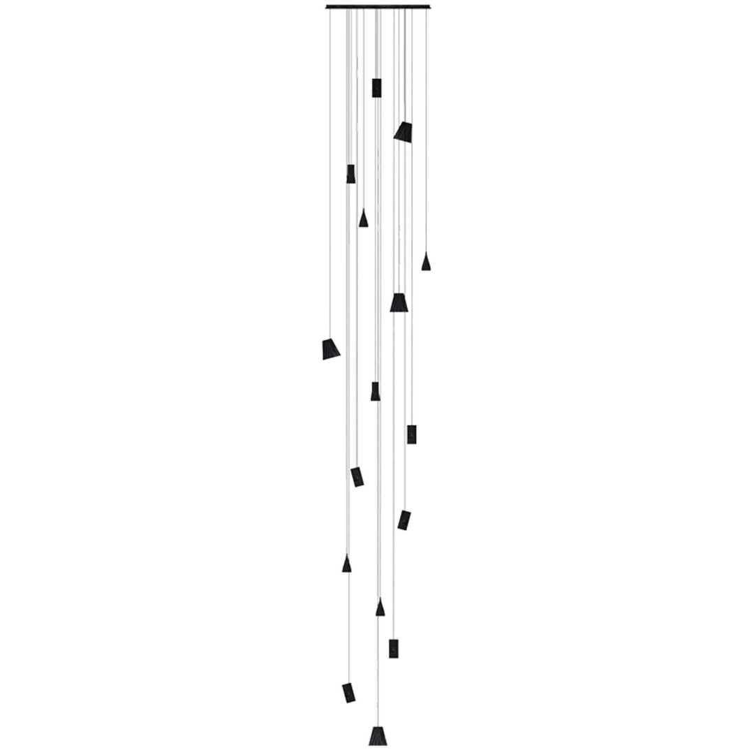 Nordic Tilted Wood Pendant Light - Vakkerlight