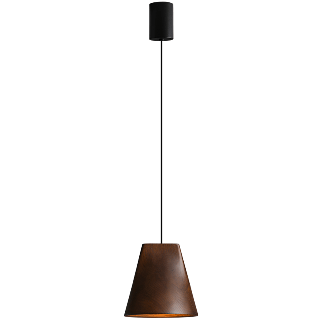 Nordic Tilted Wood Pendant Light - Vakkerlight