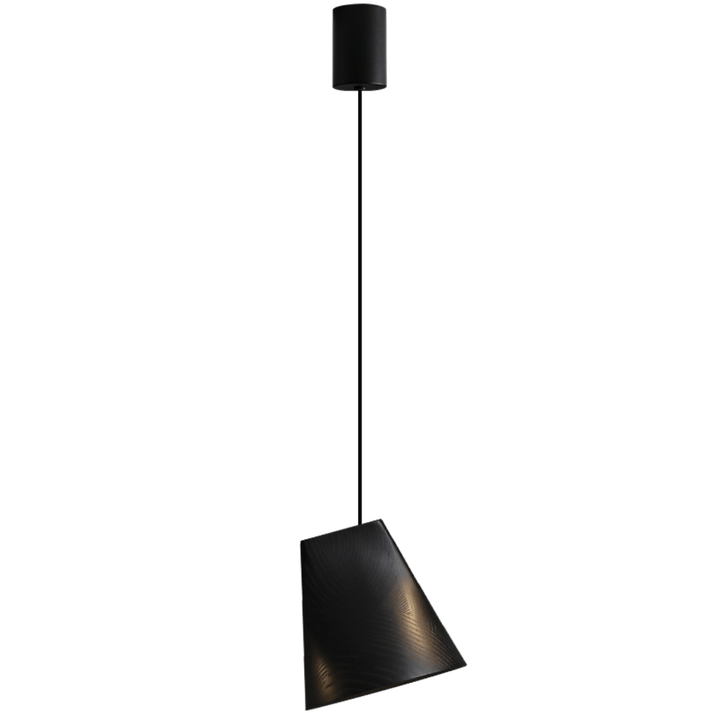 Nordic Tilted Wood Pendant Light - Vakkerlight