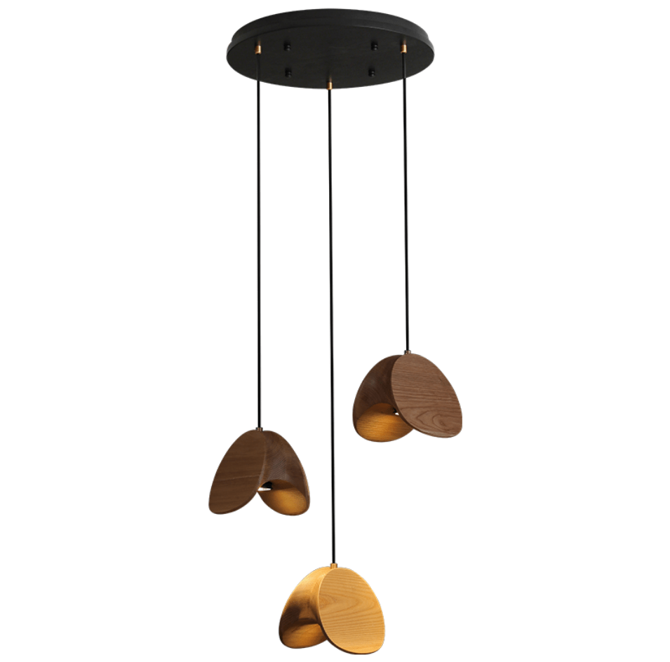 Orbit Fold Wood Pendant Light - Vakkerlight