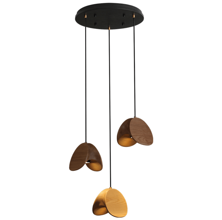 Orbit Fold Wood Pendant Light - Vakkerlight
