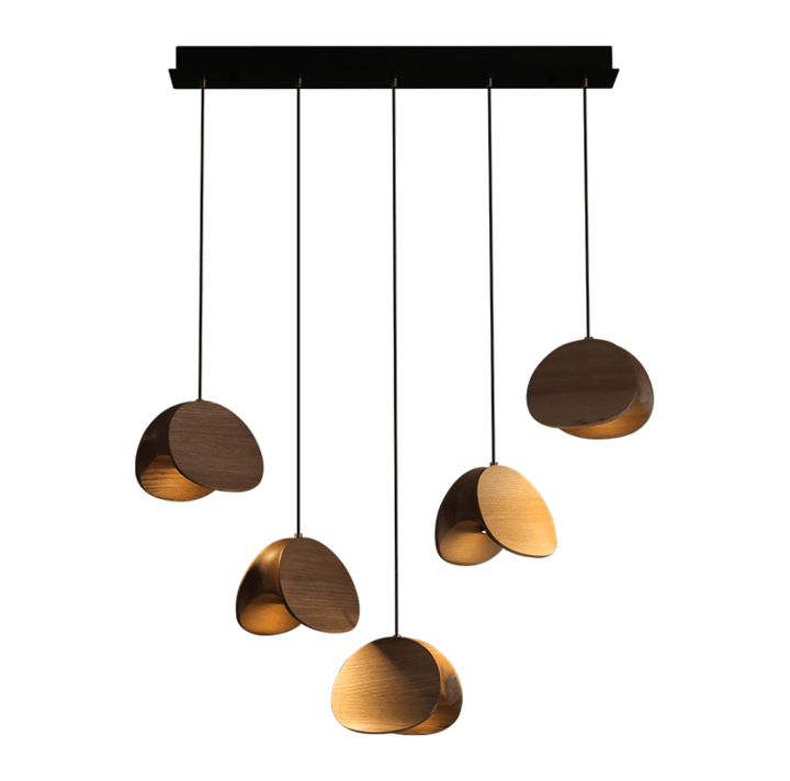 Orbit Fold Wood Pendant Light - Vakkerlight