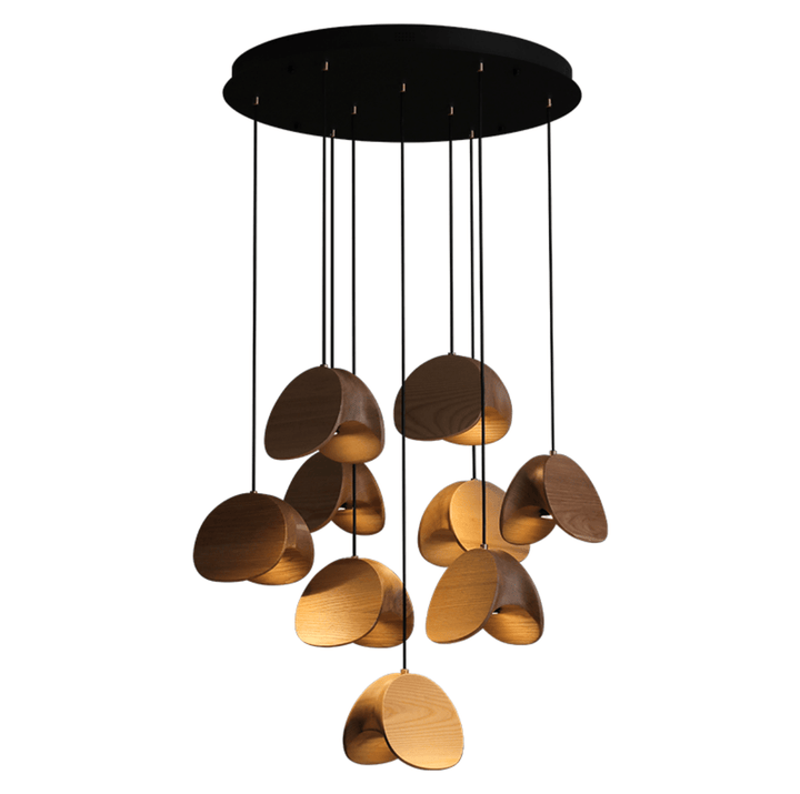 Orbit Fold Wood Pendant Light - Vakkerlight