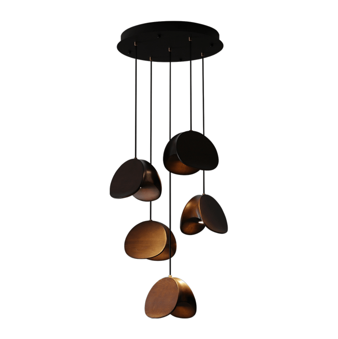 Orbit Fold Wood Pendant Light - Vakkerlight