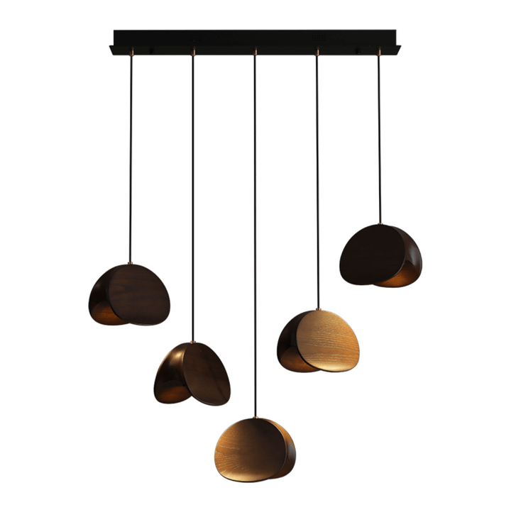 Orbit Fold Wood Pendant Light - Vakkerlight