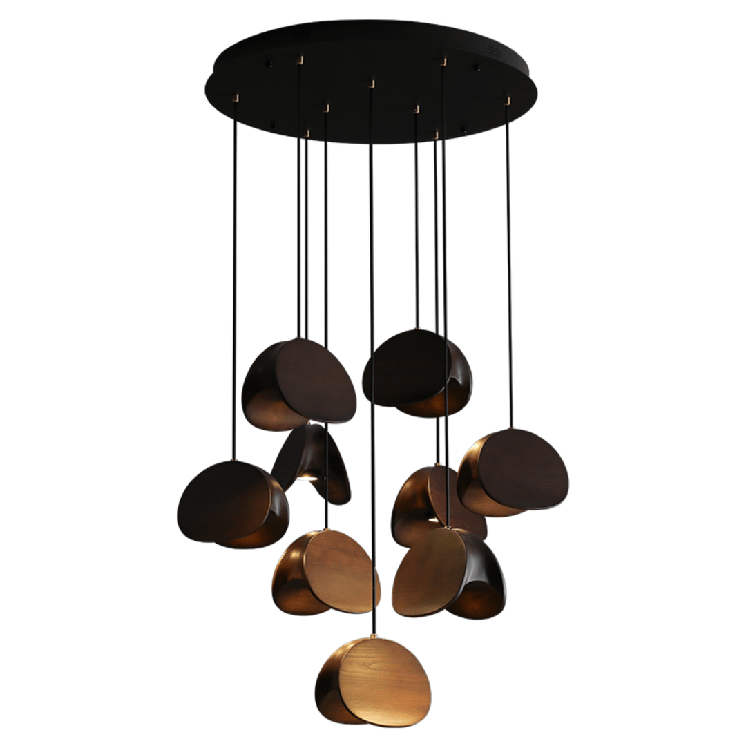 Orbit Fold Wood Pendant Light - Vakkerlight
