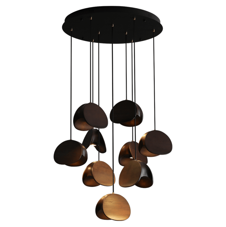 Orbit Fold Wood Pendant Light - Vakkerlight