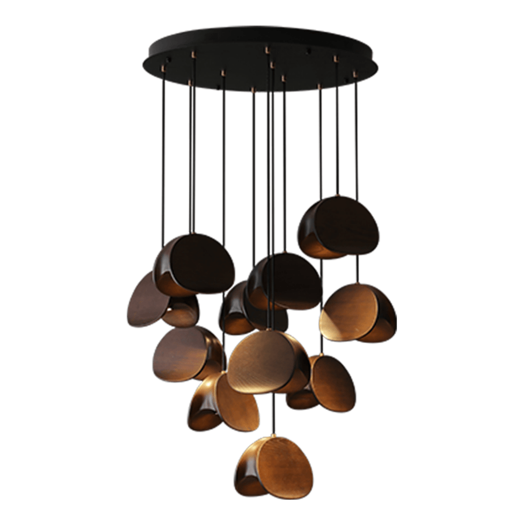 Orbit Fold Wood Pendant Light - Vakkerlight