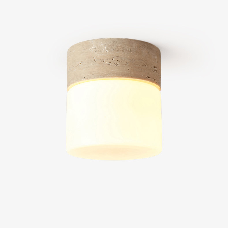 Astrid Travertine Ceiling Lamp - Vakkerlight