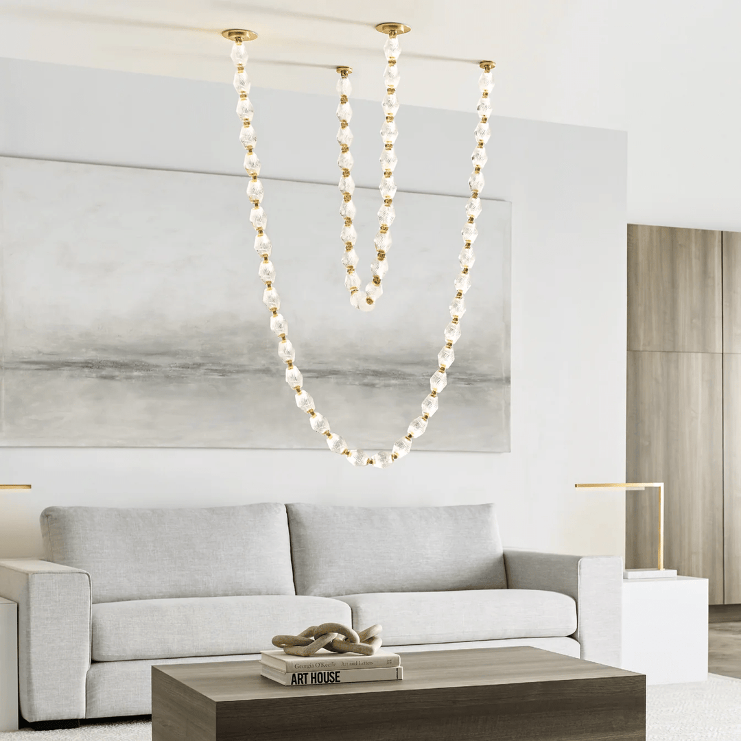 Glass Chain Chandelier - Vakkerlight