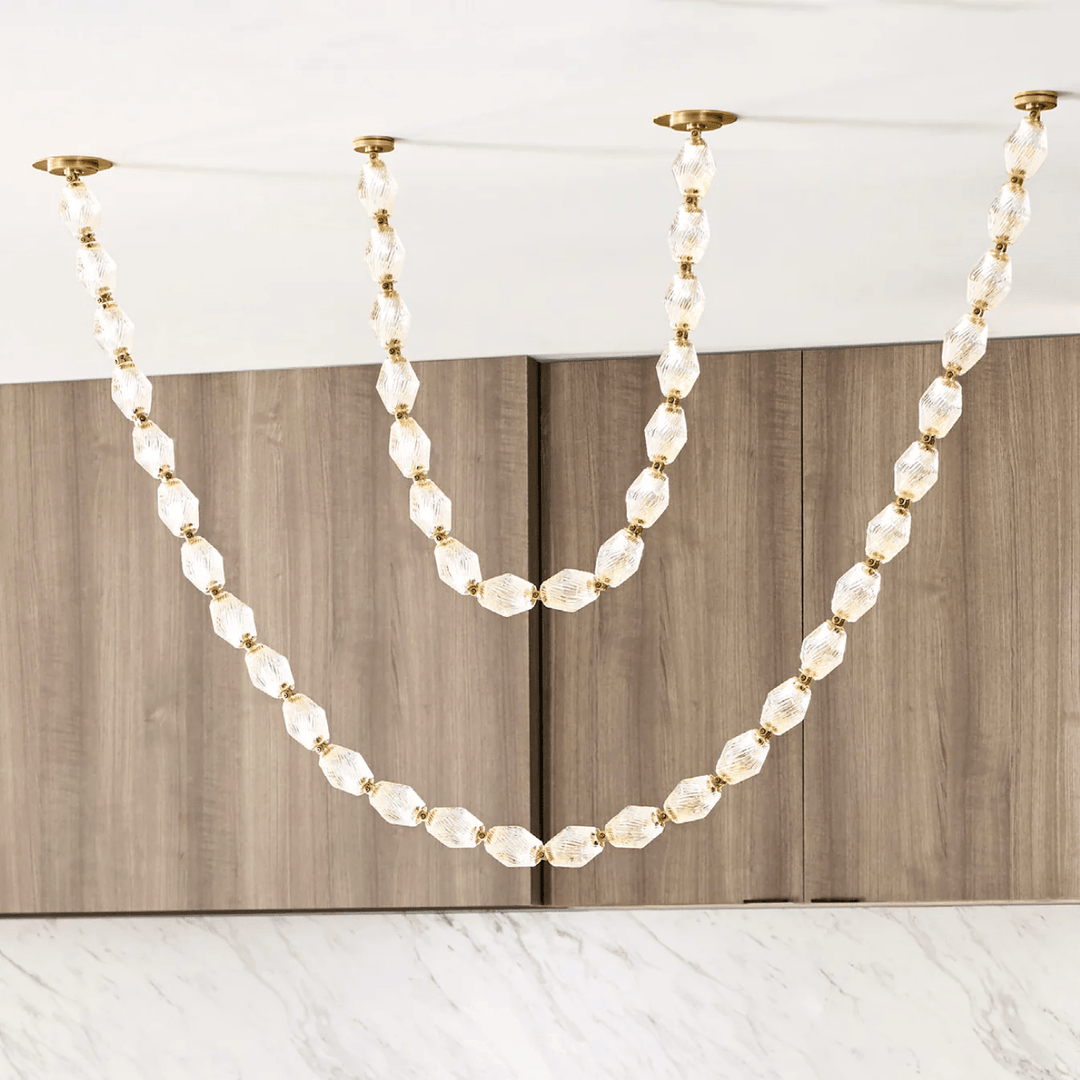 Glass Chain Chandelier - Vakkerlight
