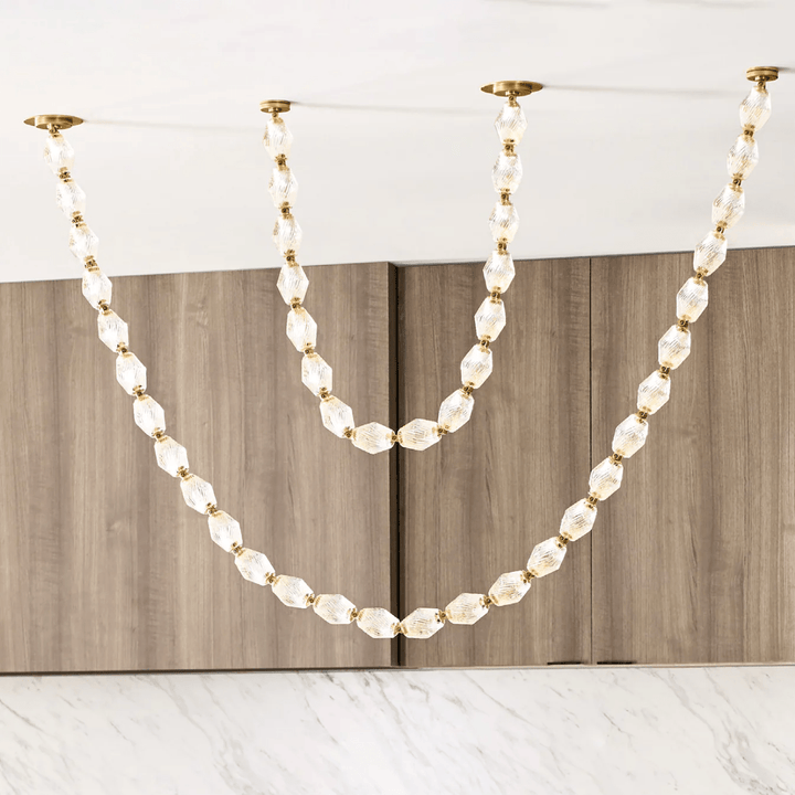 Glass Chain Chandelier - Vakkerlight