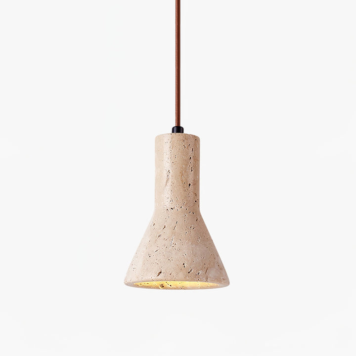 Funnel Travertine Pendant Lamp - Vakkerlight