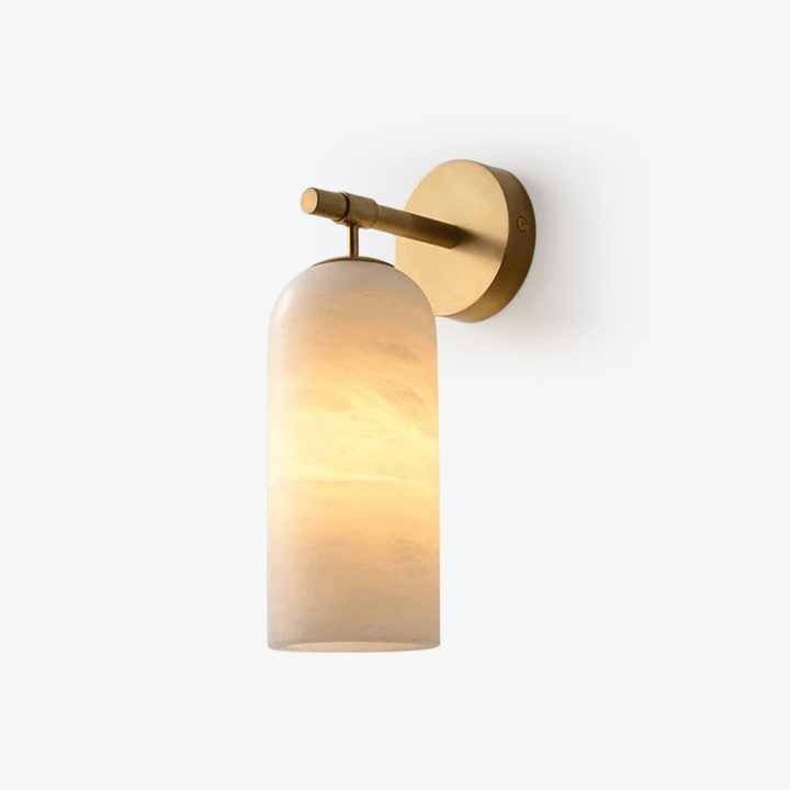 Alabaster Pillar Wall Sconce - Vakkerlight