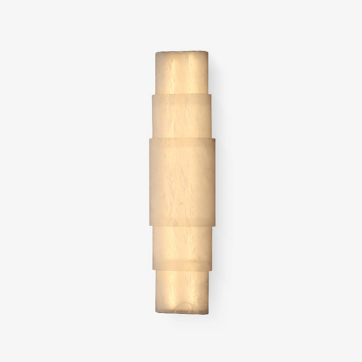 Tiered Alabaster Column Sconce - Vakkerlight