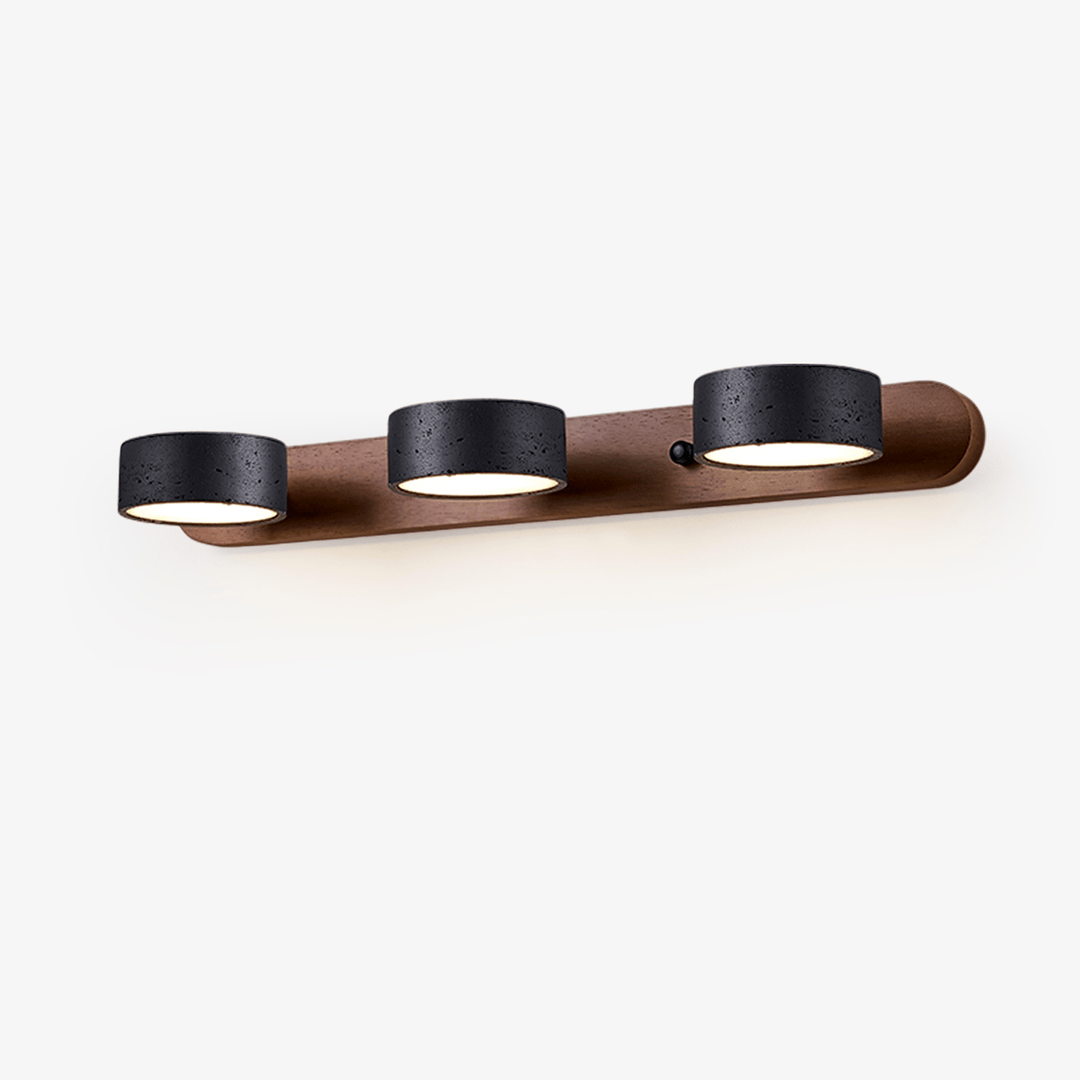 Black Travertine Duo Wall Light - Vakkerlight