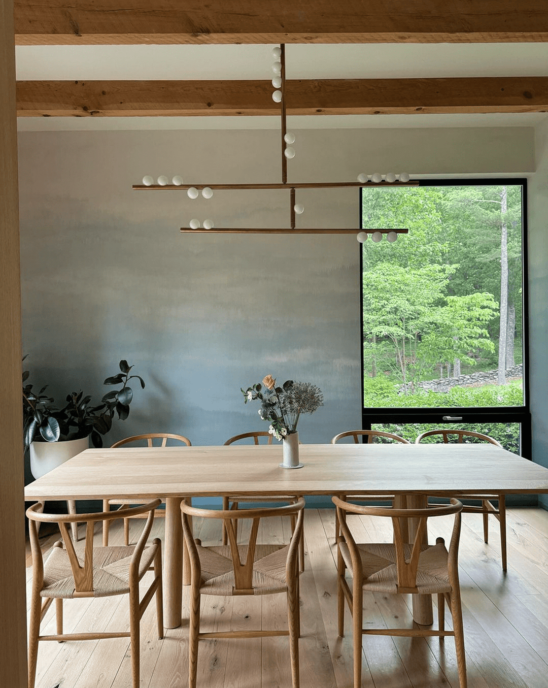 Brass Glass Drop Chandelier - Vakkerlight