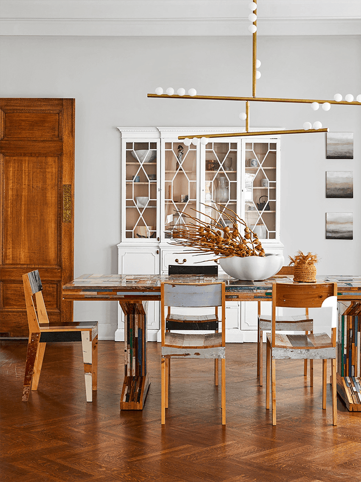 Brass Glass Drop Chandelier - Vakkerlight