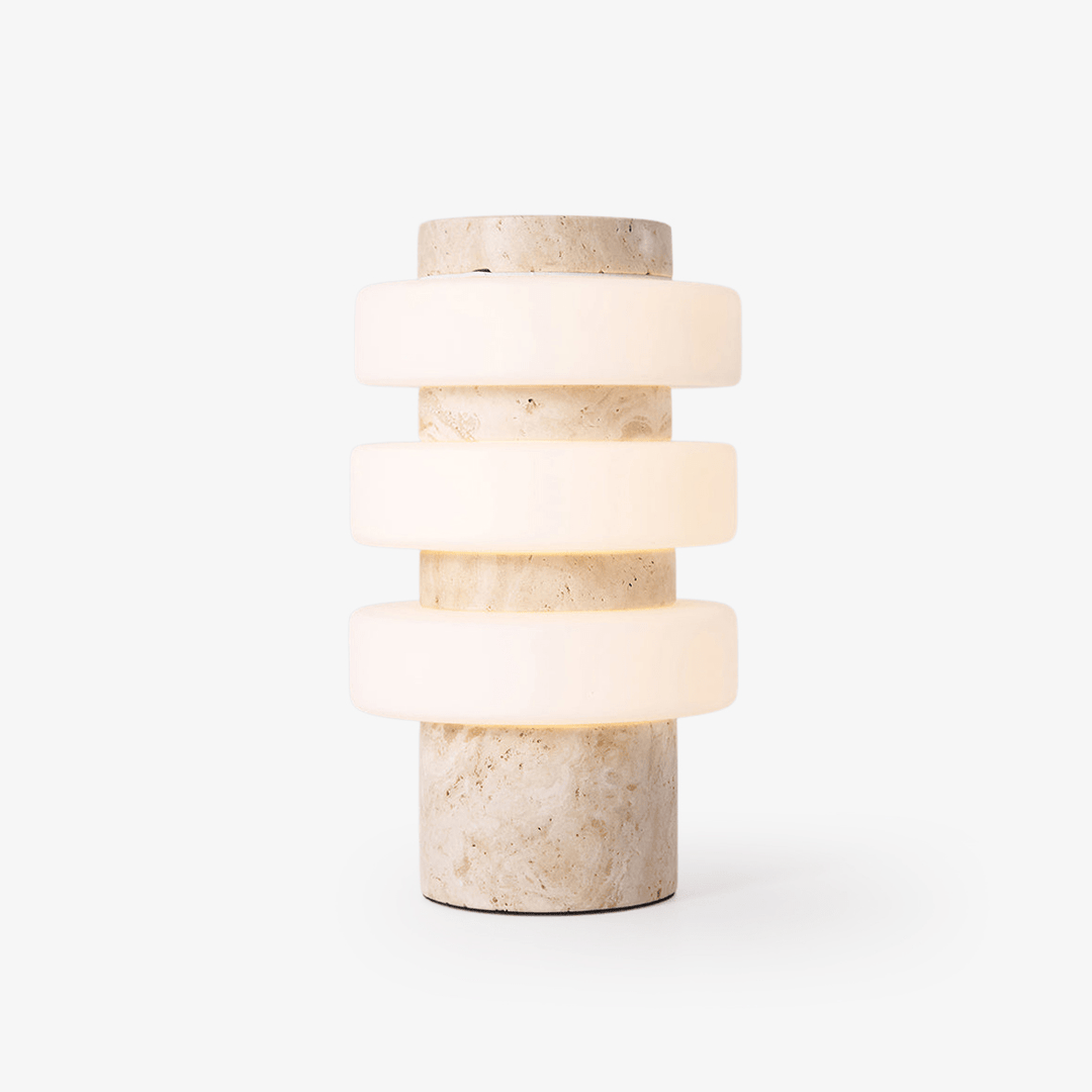 Saturn Travertine Table Lamp - Vakkerlight