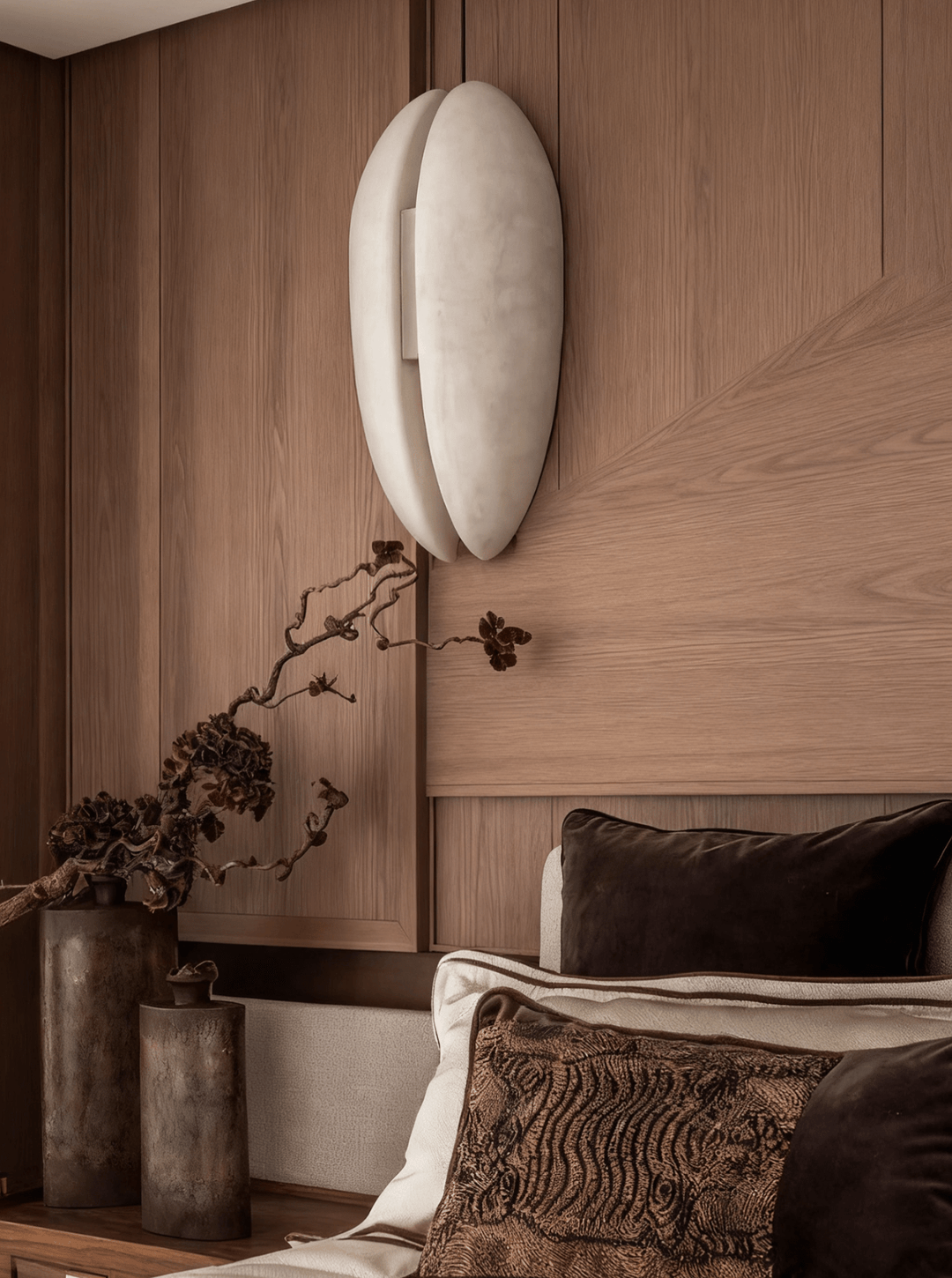Alabaster Veil Wall Sconce - Vakkerlight